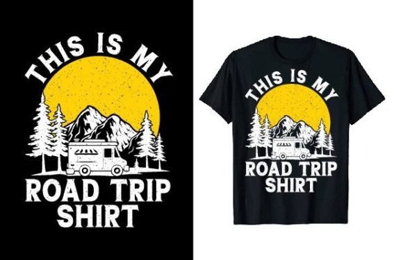 Download Vintage Camper Camping T-shirt Design - Vintage Collection