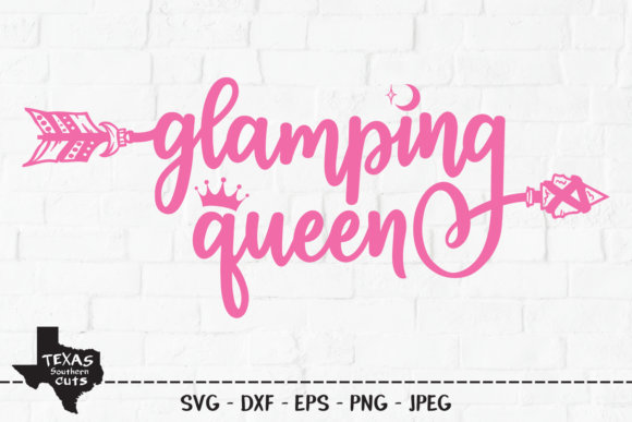 Download Glamping Queen - Camping Shirt Design - Camping shirt design Collection
