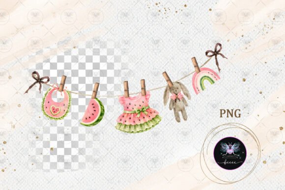 Download Summer Watermelon Clotes Baby PNG - Baby png Collection
