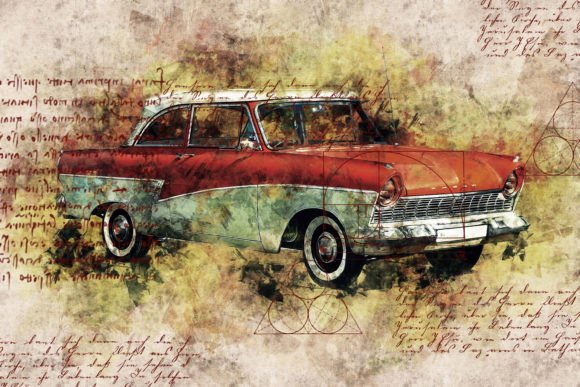 Download Vintage Cars Printable Graphic #53 - Vintage Collection