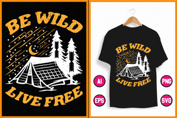 Download Camping T-shirt Design Printing Template - Premium Bundle