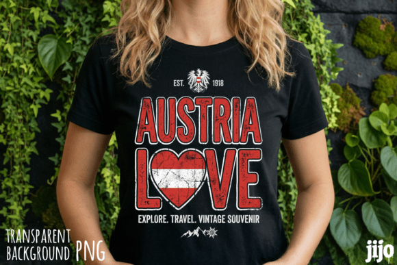 Download Austria Love Travel Vintage PNG - Vintage Collection