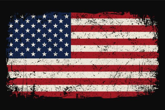 Download Vintage Distressed American Flag - Vintage Collection