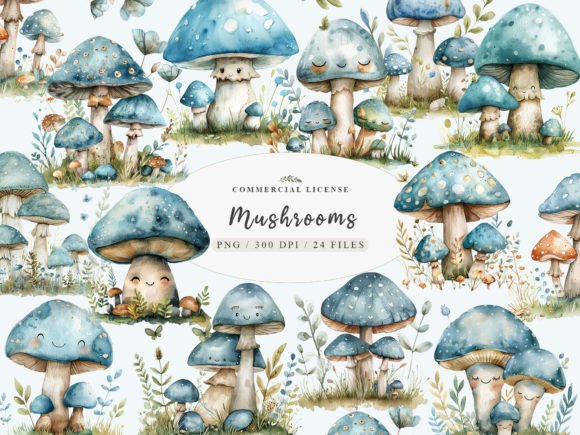 Download Mushroom Baby Png, Mushrooms Clipart - Premium Resources