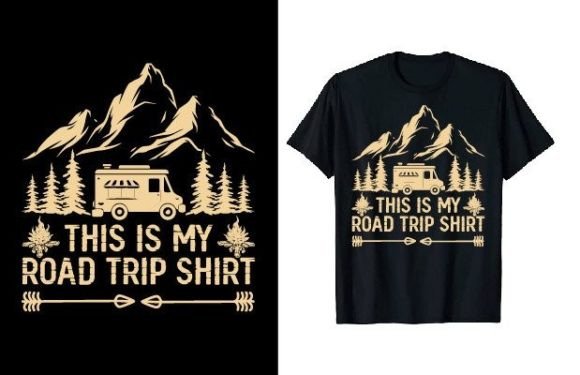 Download Vintage Camper Camping T-shirt Design - Vintage Collection
