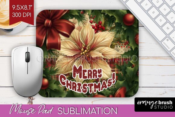 Download Vintage Christmas Mouse Pad Sublimation - Vintage Collection