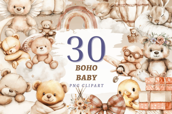 Download Boho Baby PNG Bundle - Baby png Collection